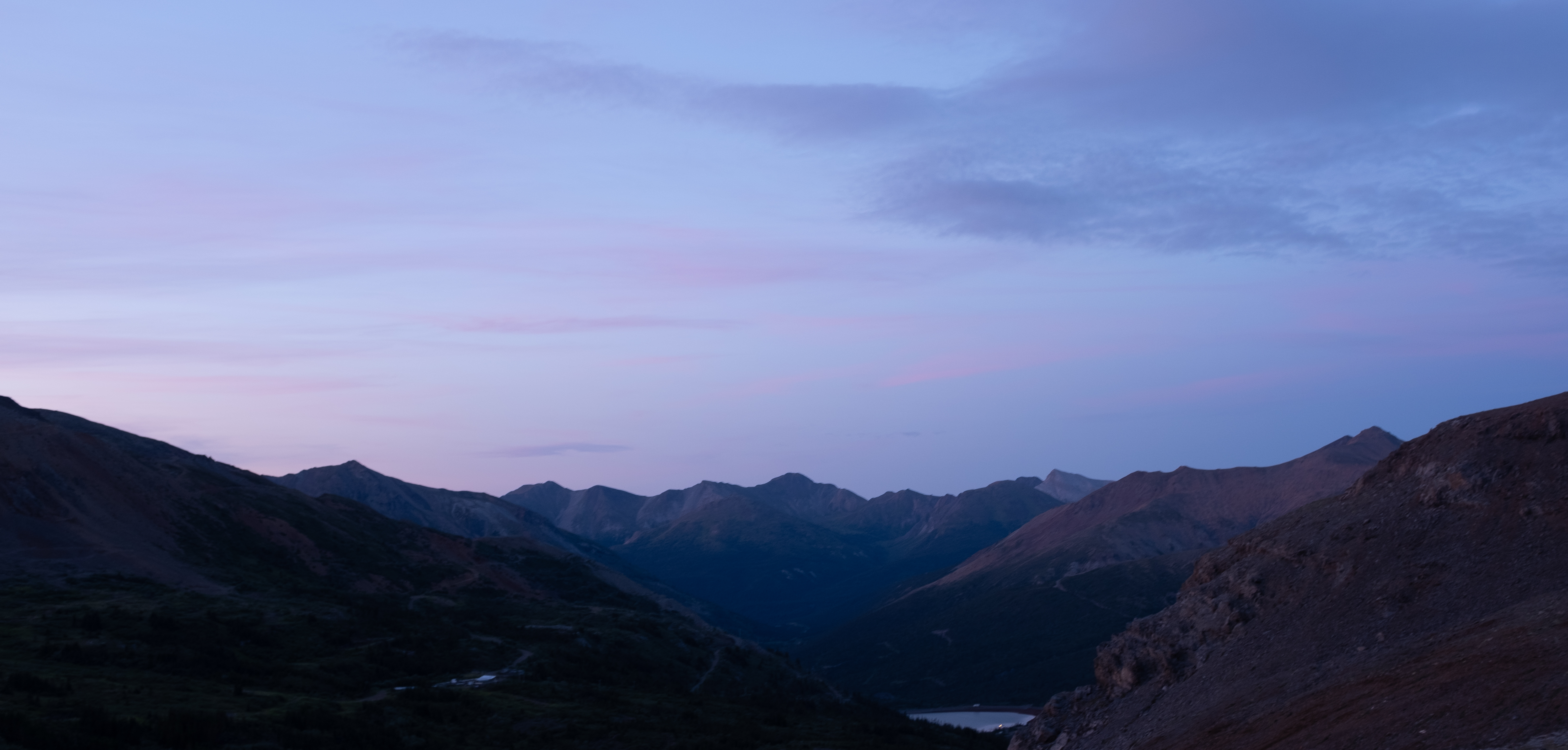 Ketza River at dusk