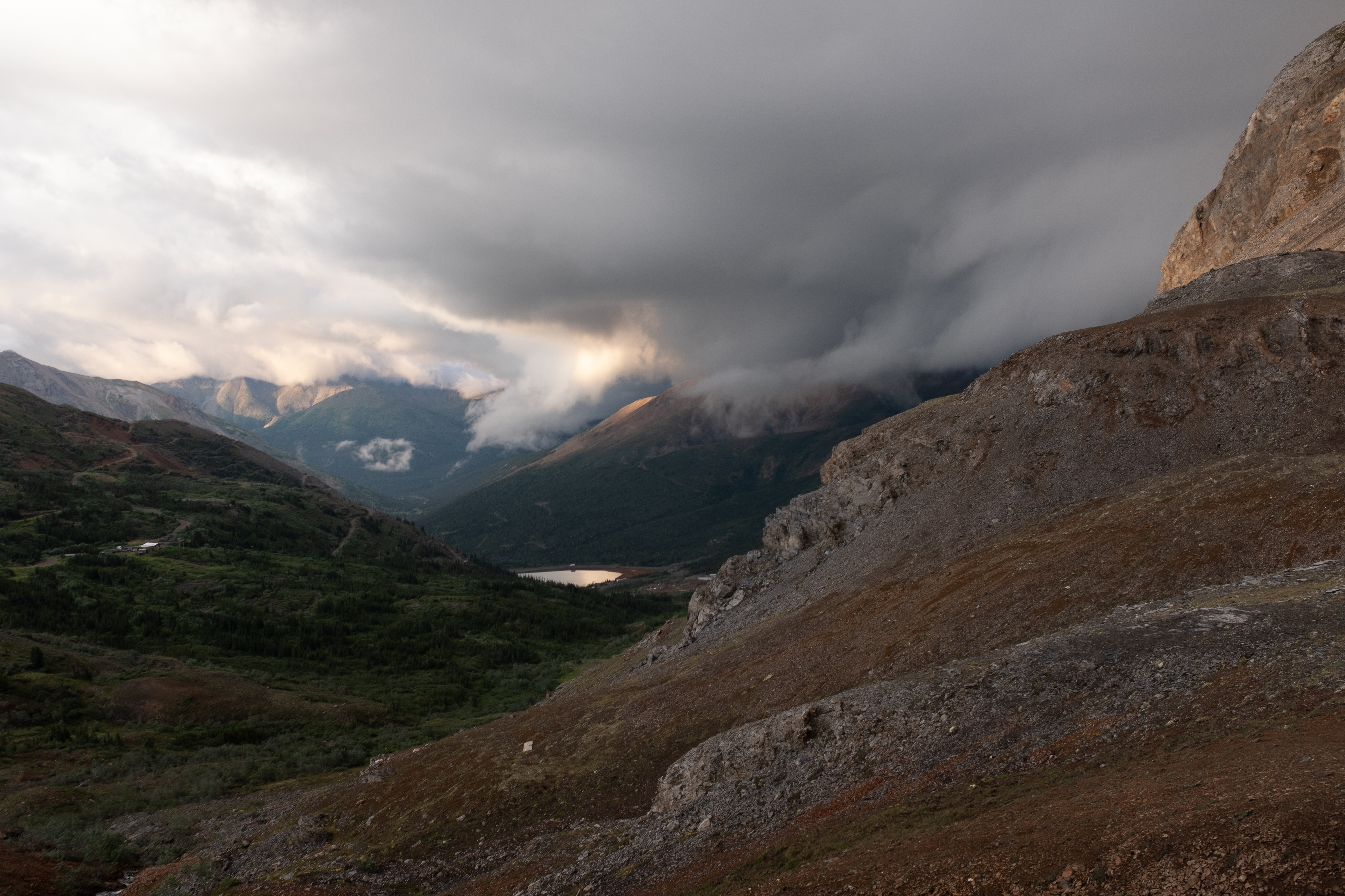 storm at ketza river
                  mine